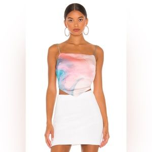 Retrofete x Revolve Indy Crop Top Marble